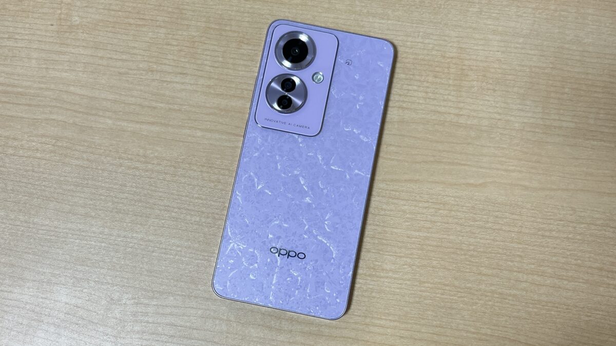 OPPO Reno11 A、コーラルパープル