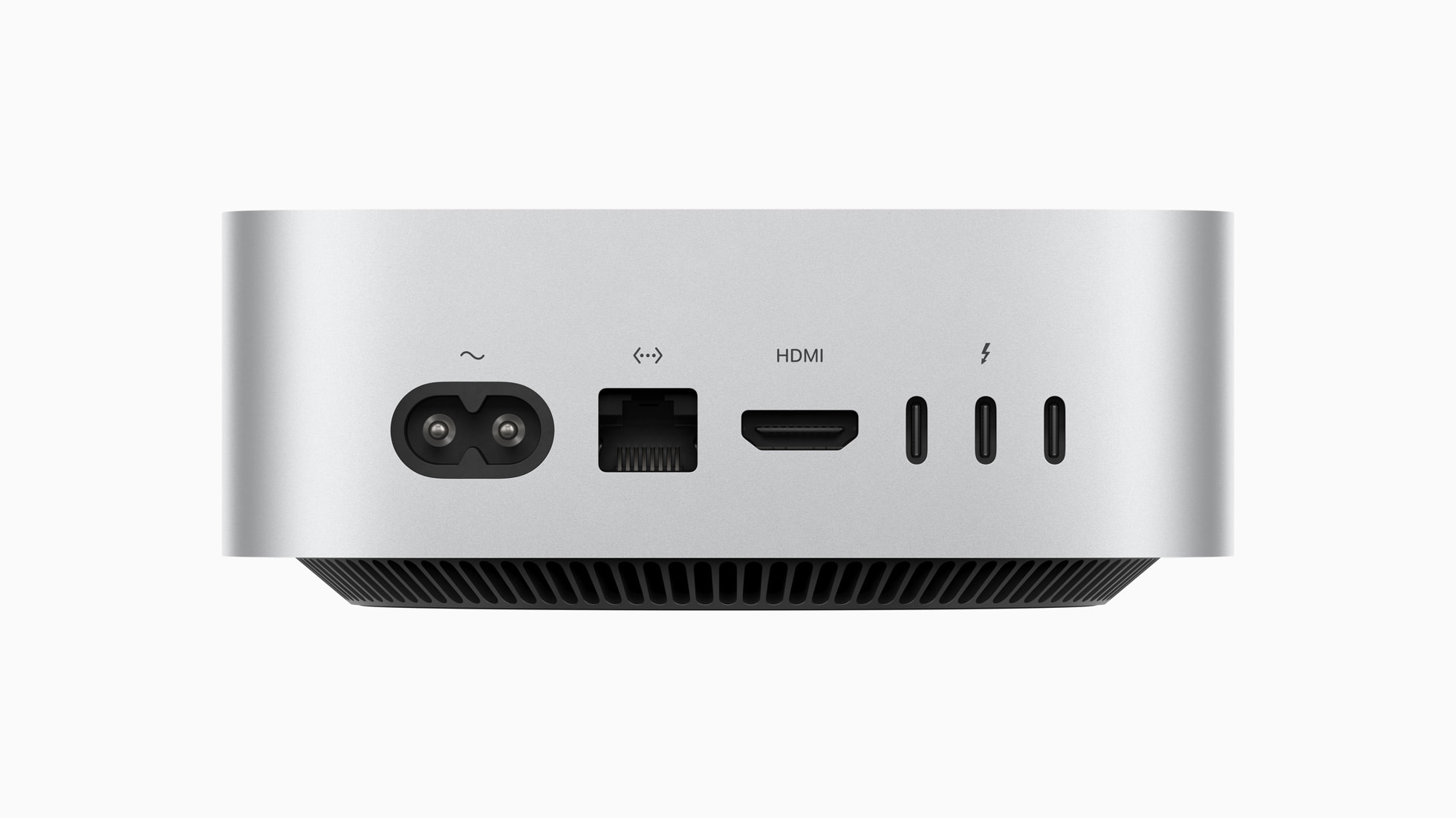 Mac mini（2024）の背面