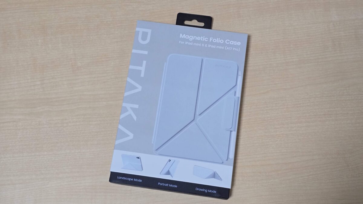 PITAKA iPad mini7 ケース(A17 Pro, 2024, 第7世代) MagEZ Folio 2のパッケージ