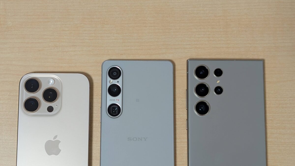 iPhone16 Pro、Galaxy S24 Ultra、Xperia 1 VI