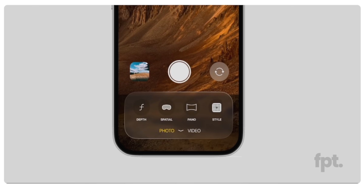 iOS19。カメラのUI